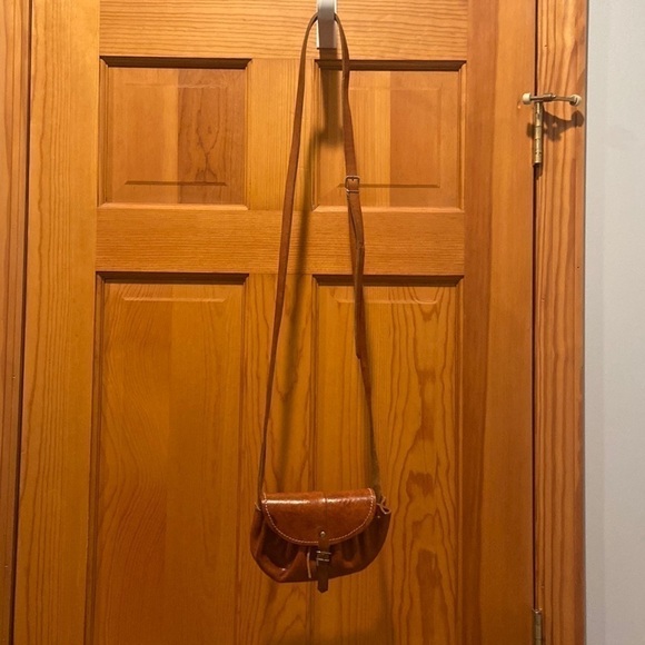 Small Brown Leather Crossbody - Picture 3 of 6